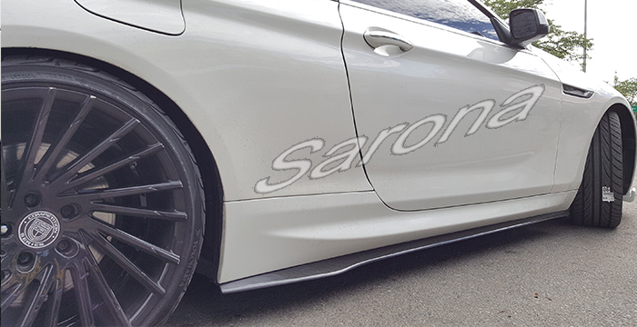 Custom BMW 6 Series  Coupe & Convertible Side Skirts (2012 - 2019) - $890.00 (Part #BM-042-SS)